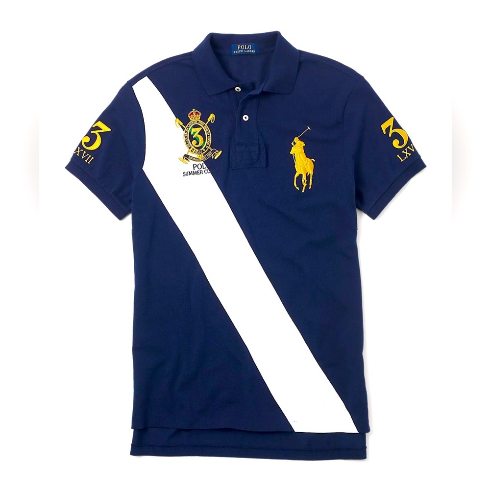 Ralph Lauren Polo Navy Blue Summer Classic Custom Fit